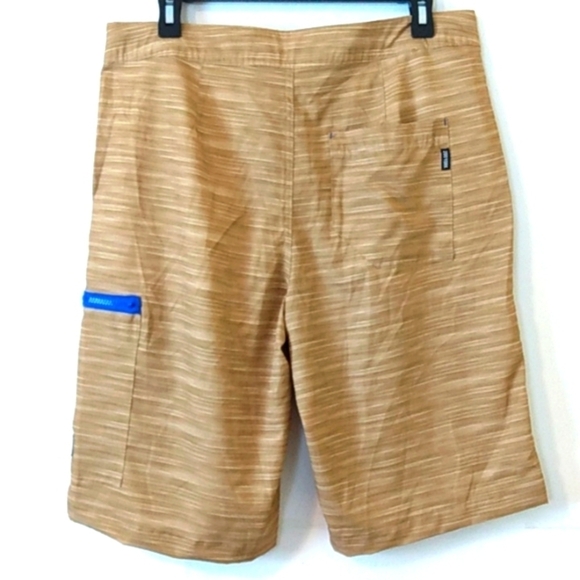ZOO YORK DARK KHAKI BOARD SHORTS SIZE 32 NWT - Picture 4 of 6